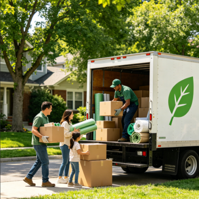 Eco-Friendly Green Moving